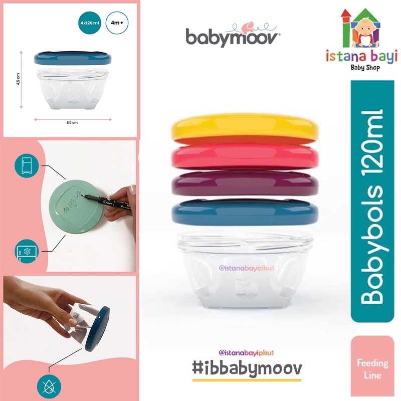 Babymoov Babybowls - Perlengkapan Makan Mpasi