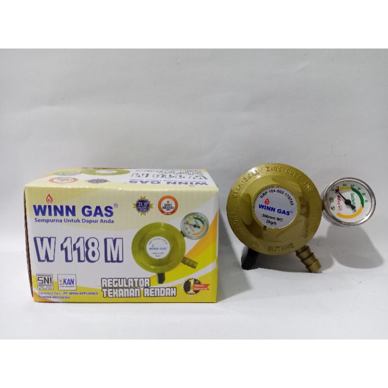 Regulator Winn Gas W 118 M | Kepala Gas Winn