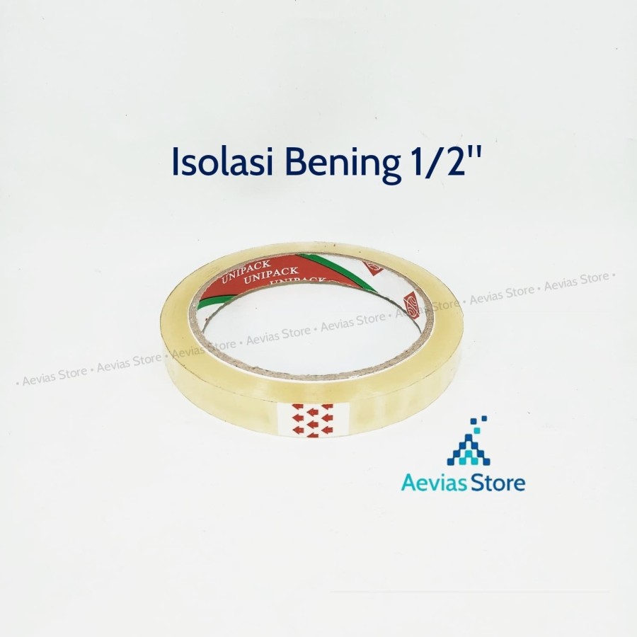 

Isolasi / Lakban / Selotip / OPP Tape Bening / Clear 1/2", 2