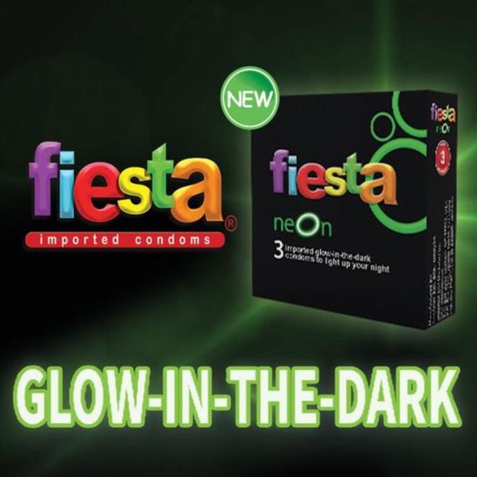 Kondom Fiesta Neon Kondom Glow In The Dark