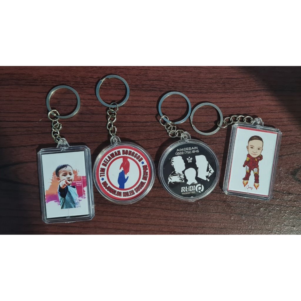 Jual Gantungan Kunci Bulat Custom Bebas Gambar / Gaci Anime / Gaci KPOP