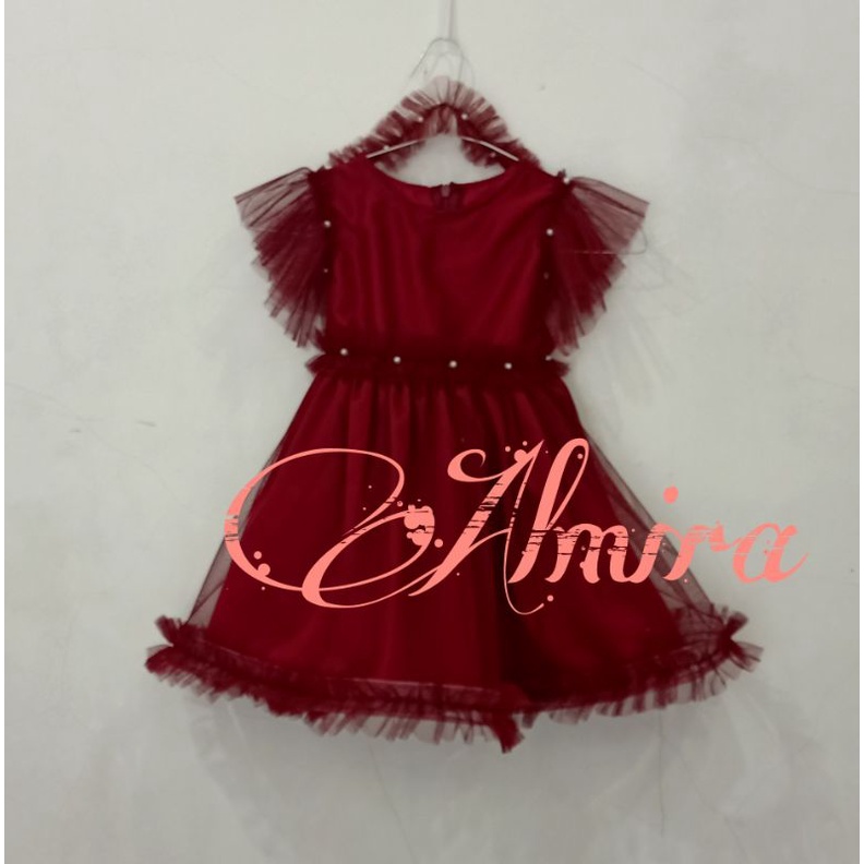 Almira gaun pesta anak / dress anak mewah