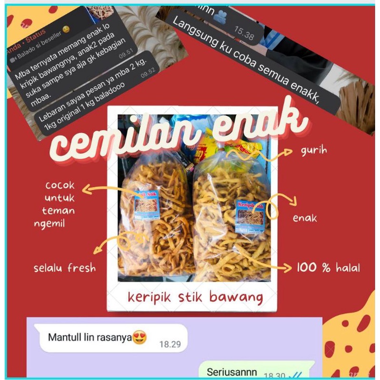 

keripik stik bawang by resep bunda