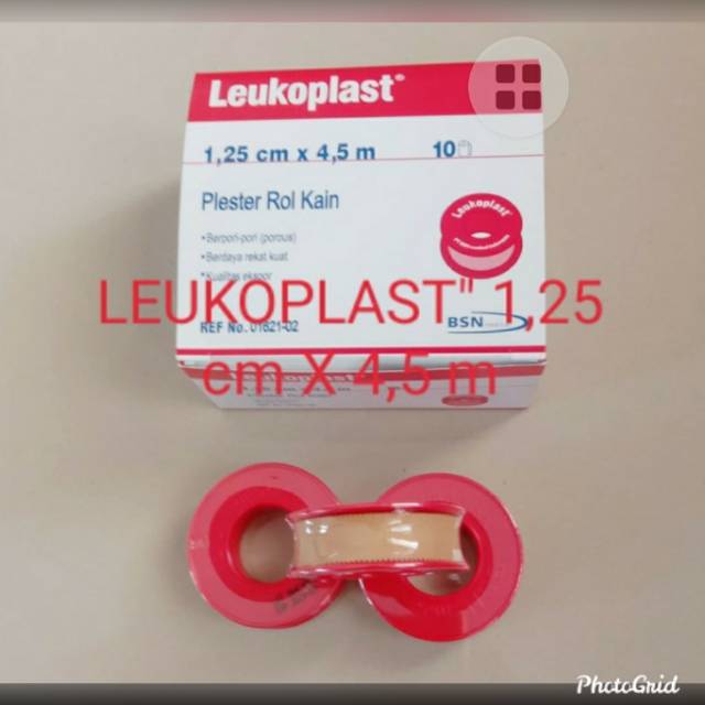 Leukoplast 1.25cm x 4.5m / Plester BSN 1.25 cm x 4.5 m / Plester Roll Kain 1.25x4.5 m