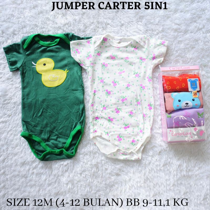 jumper carter 5in1 bodysuit bayi