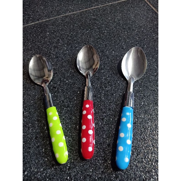 1 pcs sendok folkadot