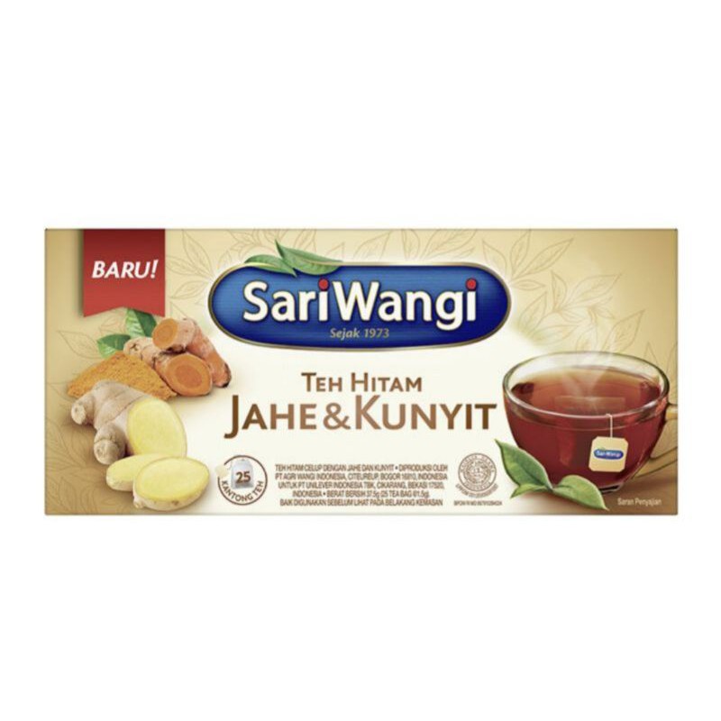 

SARIWANGI TEH HITAM JAHE & KUNYIT