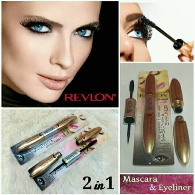 Maskara & eyeliner revlon
