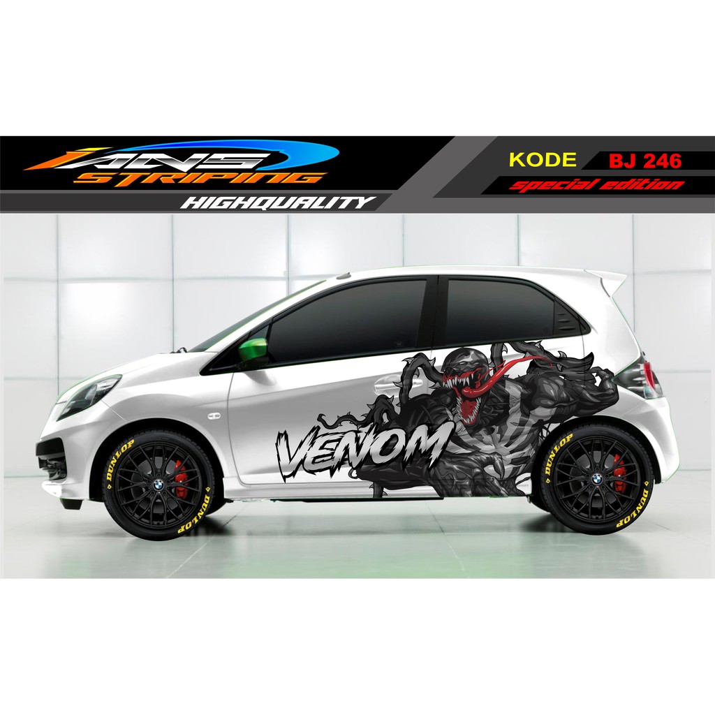 DECAL STIKER BRIO / STIKER MOBIL BRIO, JAZZ, AGYA, YARIS, MOBILIO