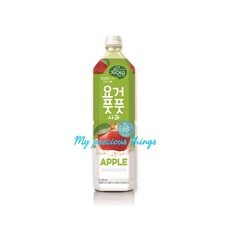 

Woongjin yogurt apel- 1.5 L