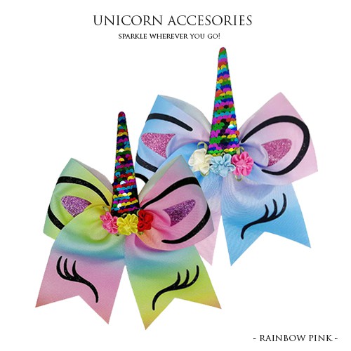 [Brandedbaby] JEPIT RAMBUT UNICORN / ACCESORIES UNICORN / HAIRCLIP UNICORN PITA JOJO ANEKA WARNA