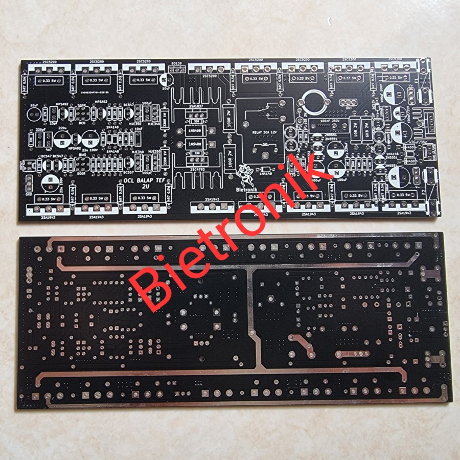Jual PCB OCL Balap TEF 7 SET TR 2U Dauble Layer Indonesia|Shopee Indonesia