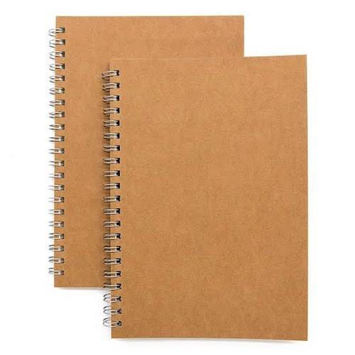 

KRAFT COVER SPIRAL GRID B5 NOTEBOOK
