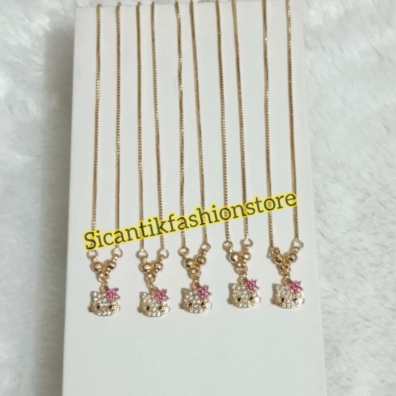 Kalung Titanium anak anak terbaru terlaris anti karat tidak luntur perhiasan anak anak Kalung anak