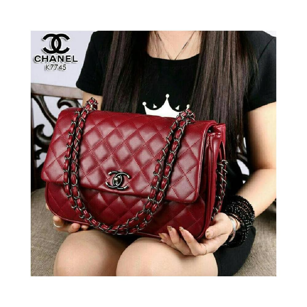 Tas Wanita Import Tas Chanel Flap Chain Yuni Shara Semi Ori