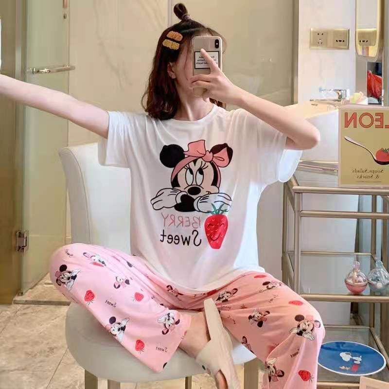 Piyama Impor Celana Panjang Sleepwear Baju Tidur Wanita