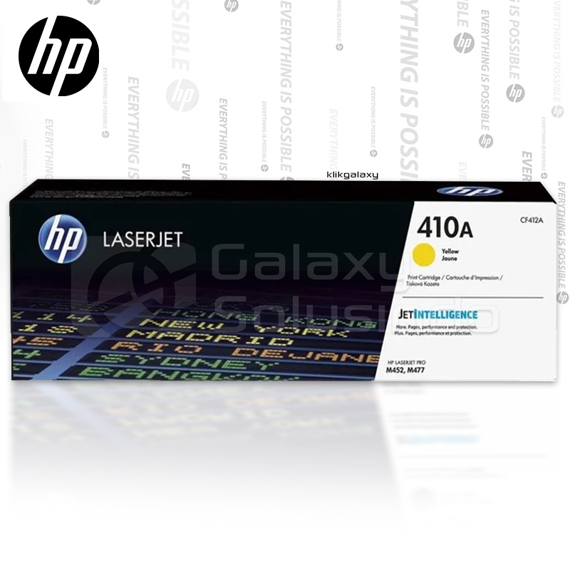 HP 410A Yellow Original LaserJet Toner Cartridge - CF412A