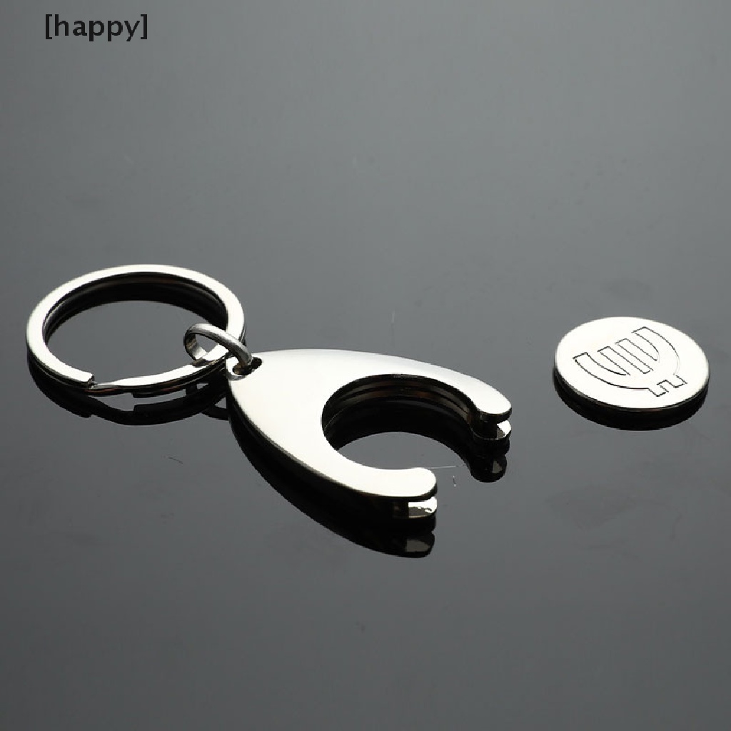 HA Keychain Shopping Cart Pluggable Design Key Chain for Car Key Ring Holders ID