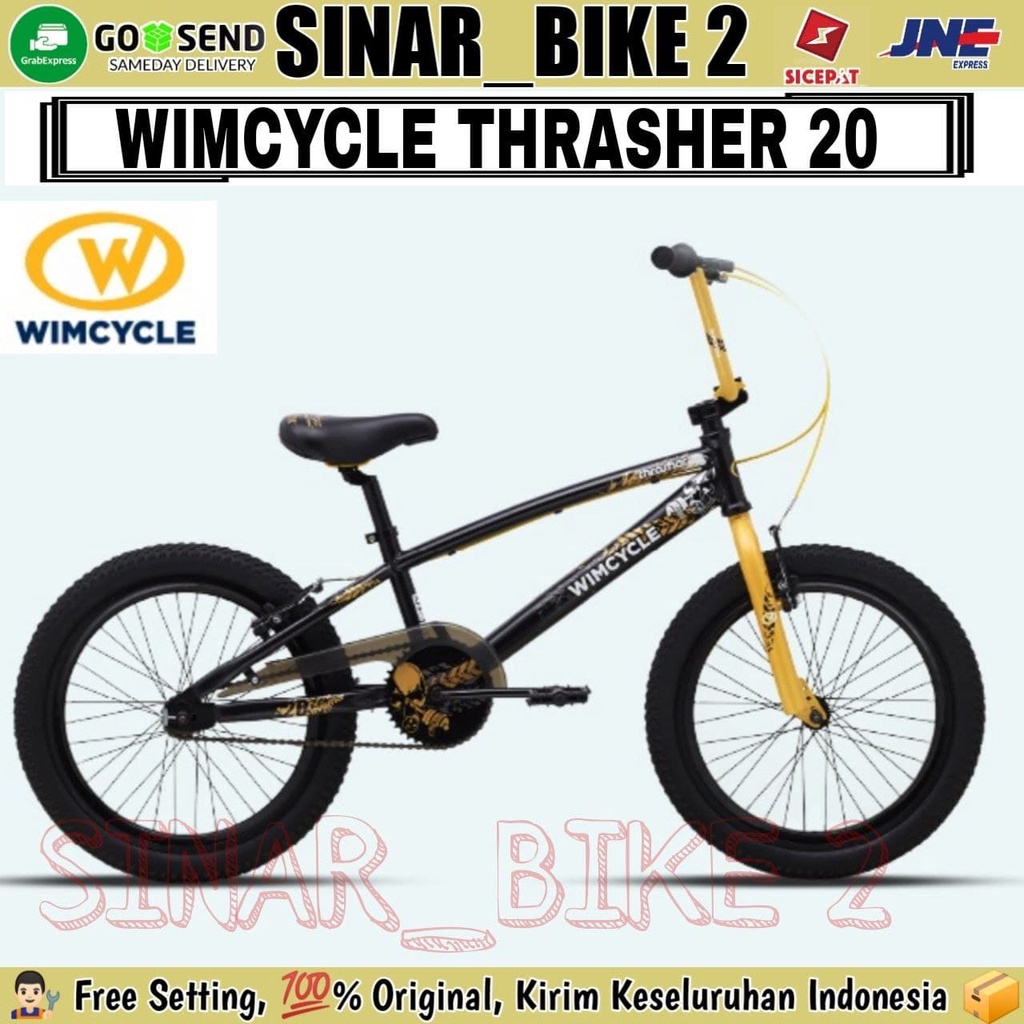 Sepeda Bmx  Laki 20 Inch WIMCYCLE THRASHER