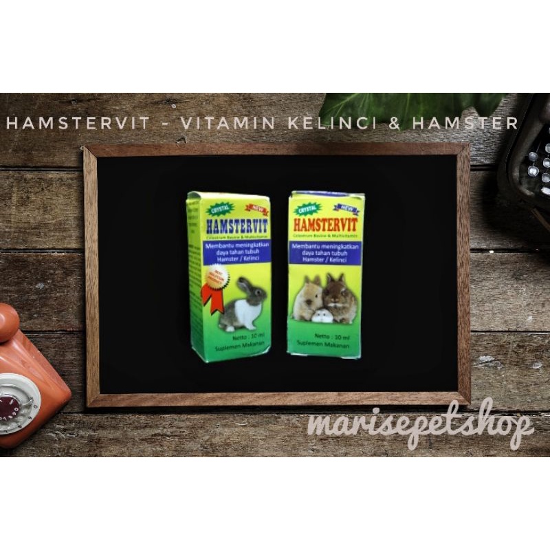 Vitamin hamster hamstervit dan vitamin kelinci suplemen makanan