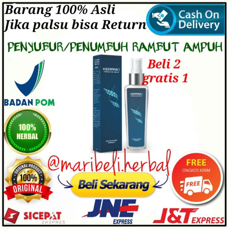 KERANIQ Hair Serum Penumbuh Rambut Atasi Kebotakan Keraniq Asli Original BPOM