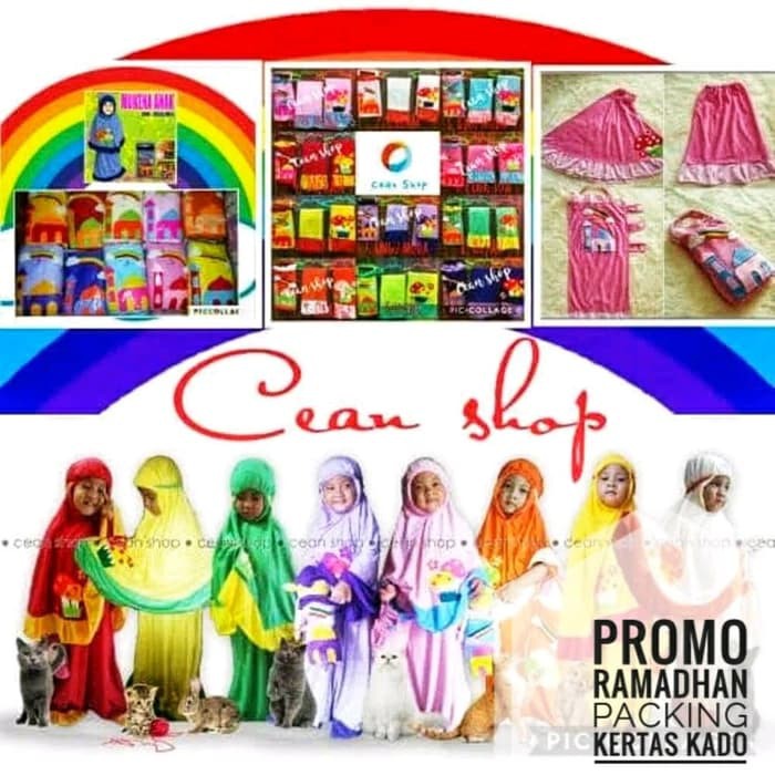 MUKENA ANAK ANAK MOTIF   KARAKTER   MUKENA ANAK LUCU 3 4 TAHUN ORI   SIZE S