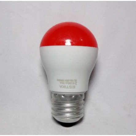 Lampu Bohlam Led Warna Estika Murah