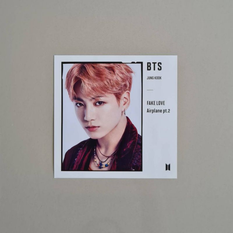 BTS Japan Album Fake Love/Airplane pt.2 Changing Jacket Flyer Jungkook