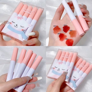 Amy'sDiary  NYXKISS Lipstik Lipcream Matte Lembut Tahan Lama 5 warna