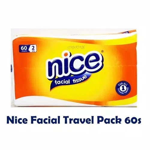 NICE Facial Tissue Travel Pack 60 sheet