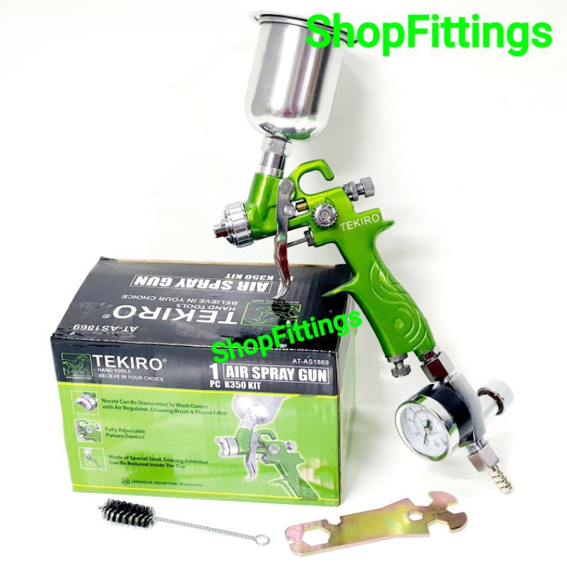 Spray Gun Mini K3 R2 Spet Tabung Atas Alat Semprot Cat Pilih Budget