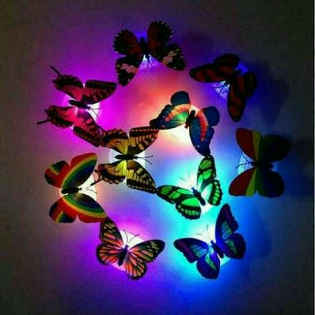 Led Kupu-kupu/Lampu Led Tidur Kupu-kupu