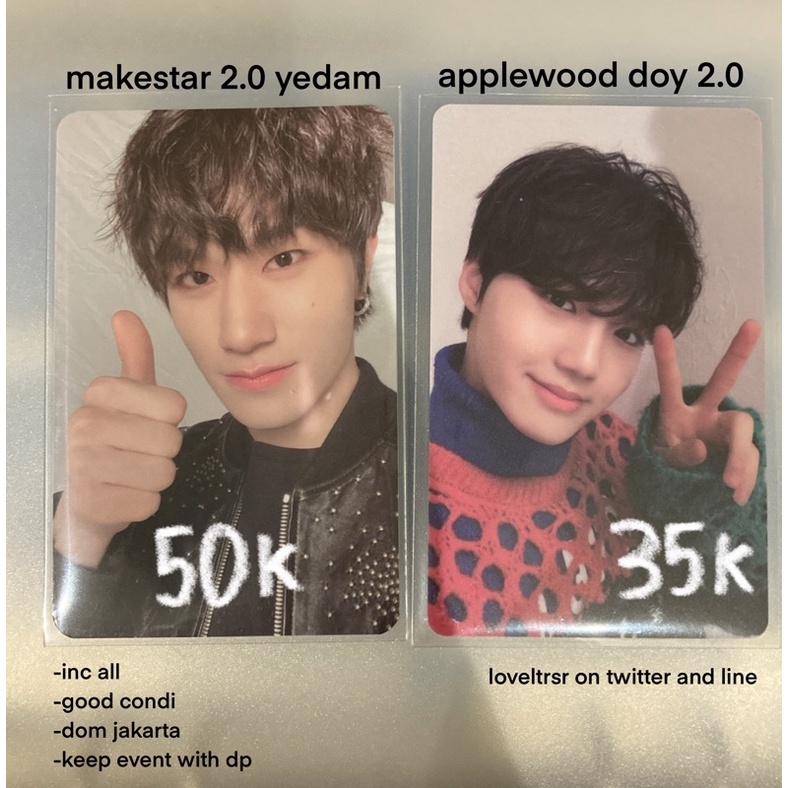 makestar 2.0 yedam applewood apw doyoung 2.0 treasure