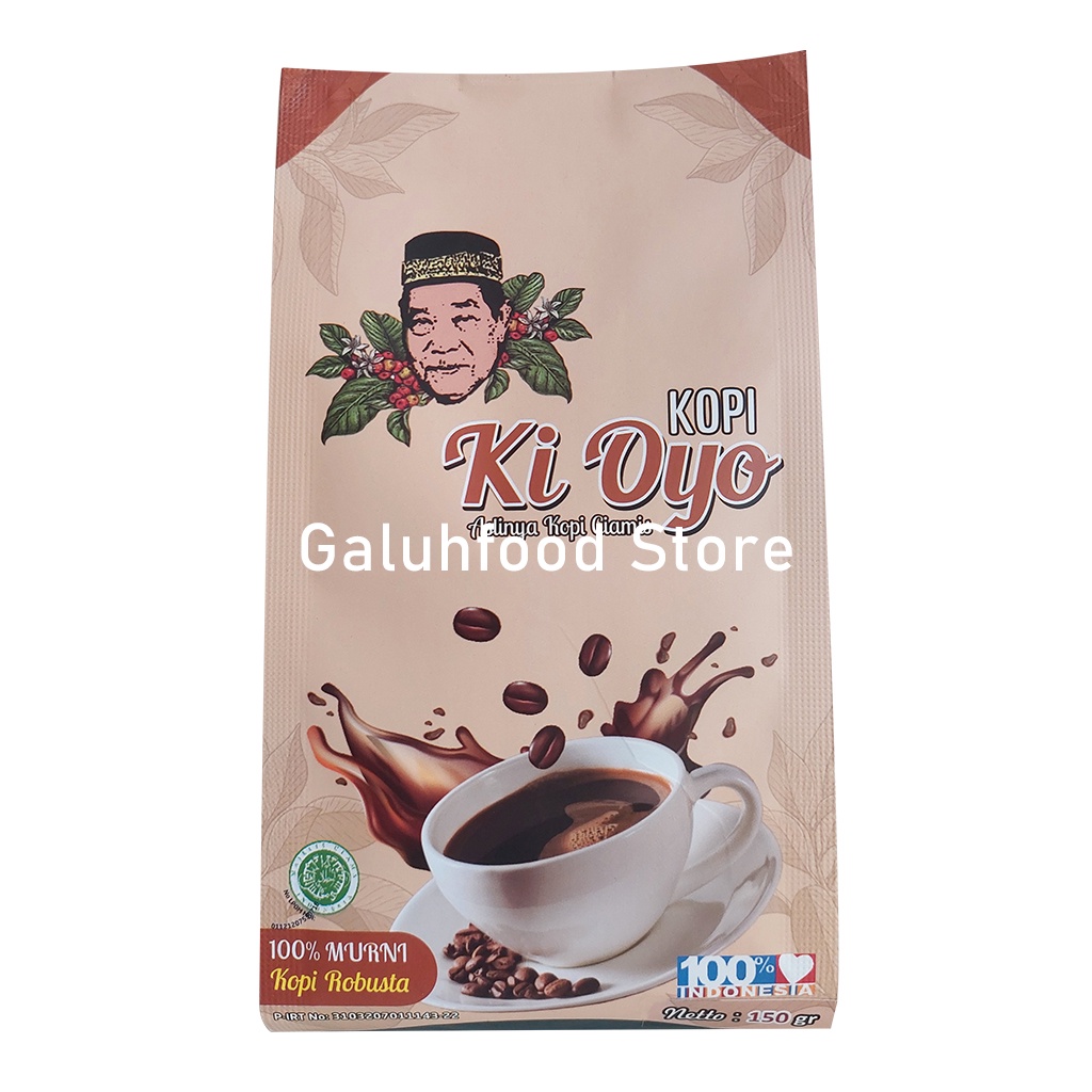 

Kopi Bubuk Robusta Asli Ciamis Ki Oyo 150gr