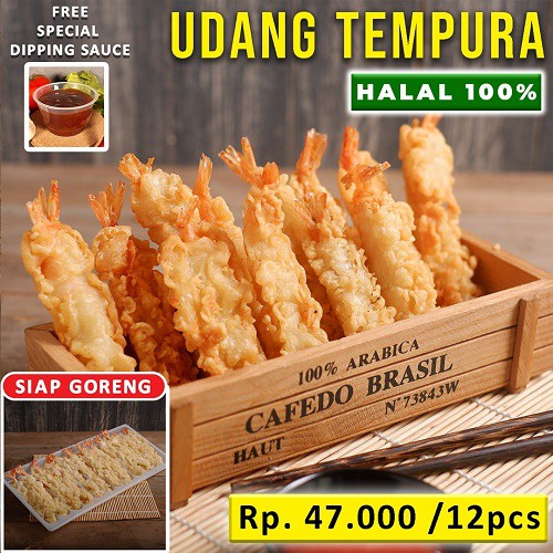 

HMRS - UDANG TEMPURA - CEMILAN - CAMILAN - LAUK PAUK - TANPA PENGAWET - HALAL FOOD