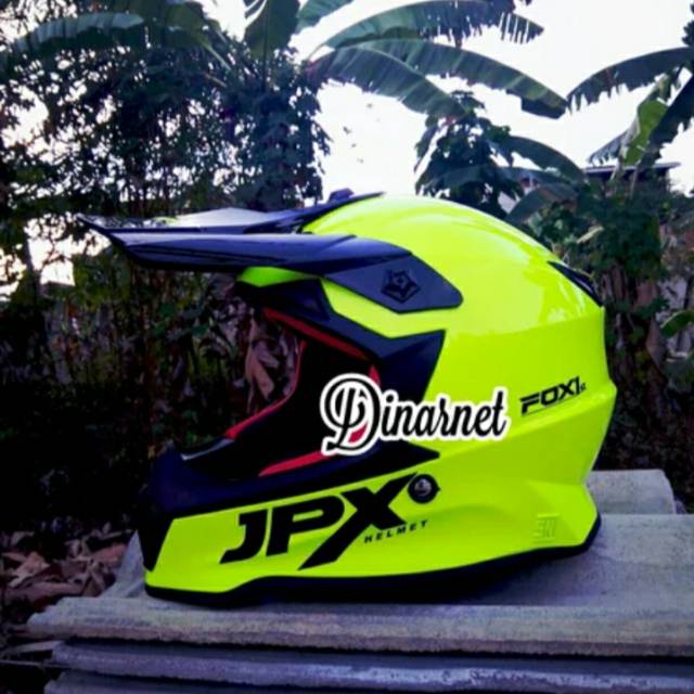 Jual Helm Jpx Cross hijau stabilo terlaris