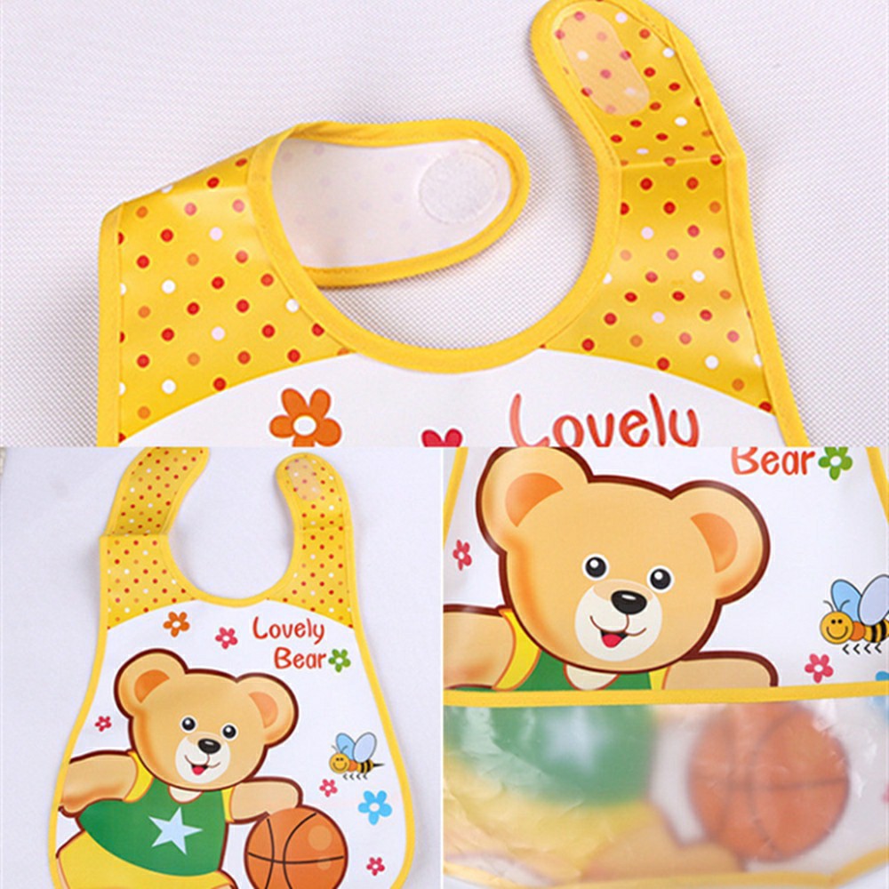 CELEMEK BAYI WATERPROOF - SLABER BABY PLASTIK - BABY BIB LUCU