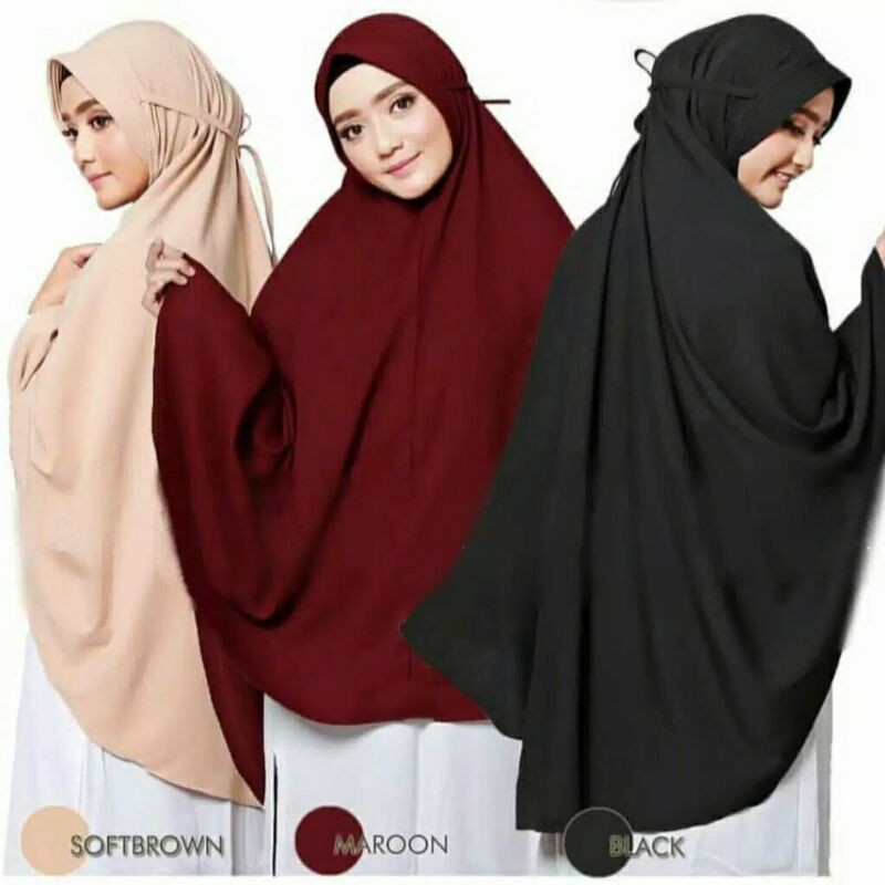 TERBARU jilbab jumbo pet al madinah hijab size xxl