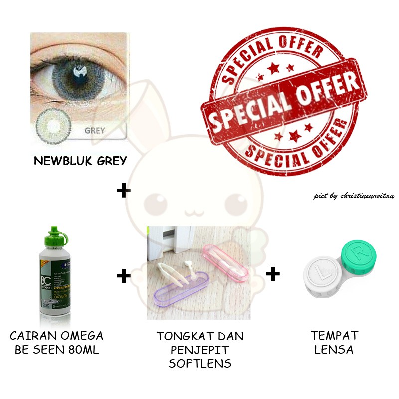 PAKET SOFTLENS LENGKAP UNTUK PEMULA NEWBLUK - 15MM - NORMAL