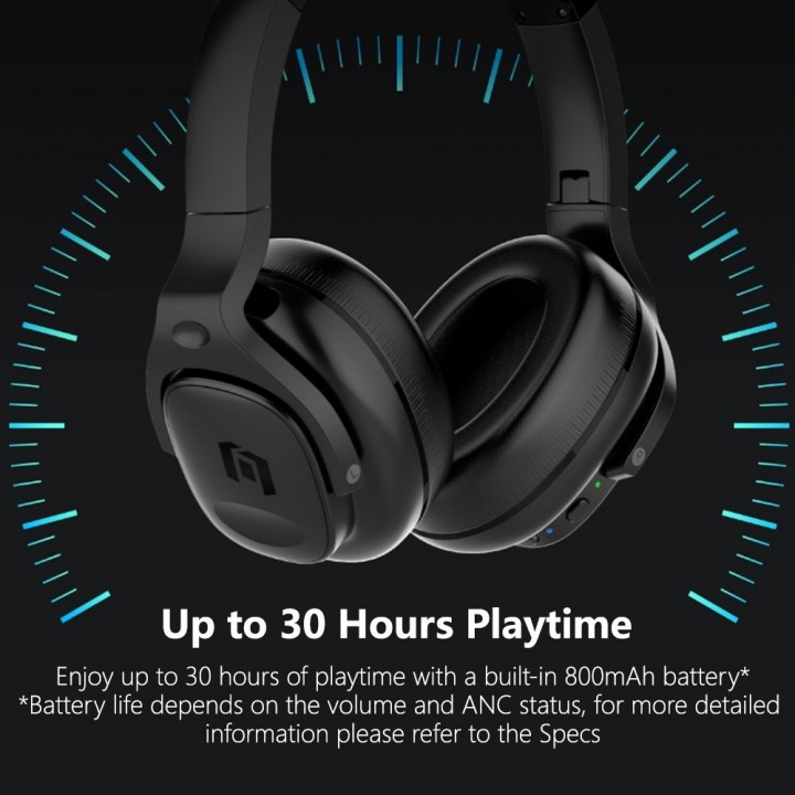 55 TicKasa ANC Foldable Bluetooth Wireless Headphones