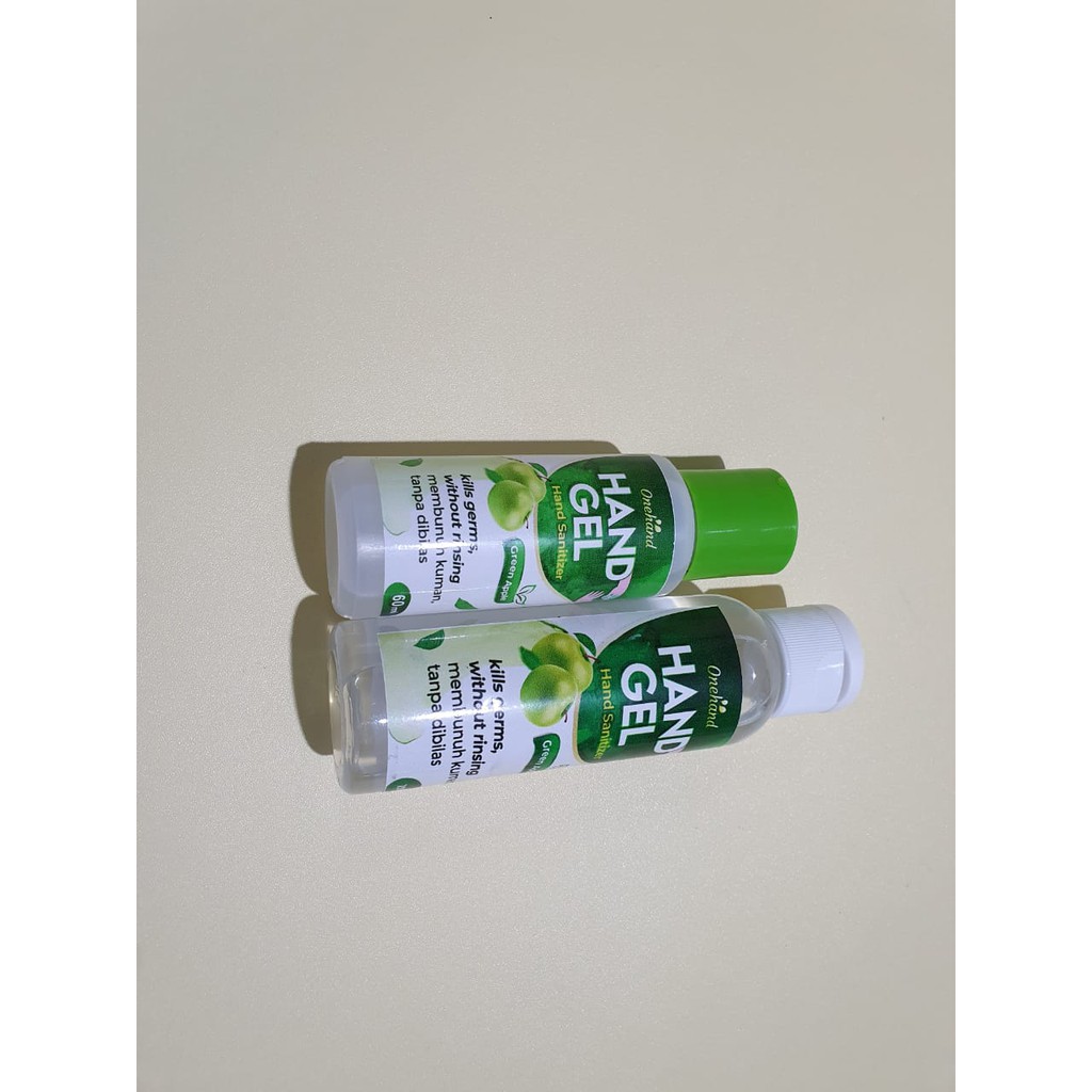 [HARGA NORMAL] Handsanitizer Gel 60ml &amp; 100ml - Terdaftar BPOM 70% Alcohol Halal One Hand