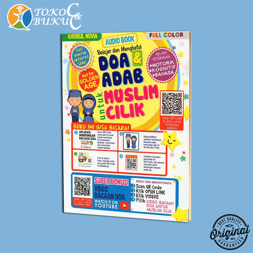  BUKU  ANAK  ISLAMI  BELAJAR DAN MENGHAFAL DOA ADAB UNTUK 