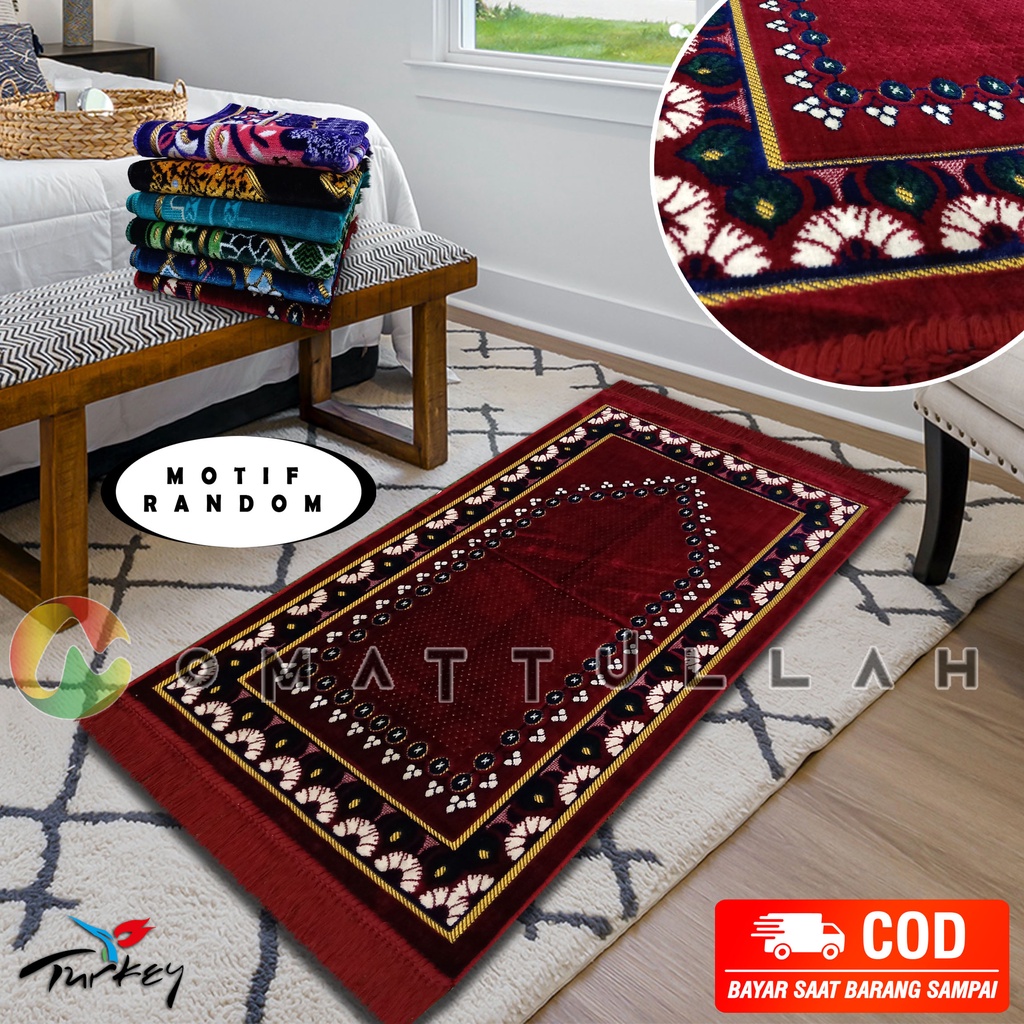 SAJADAH DEWASA / SAJADAH 55x110cm / PERLENGKAPAN SHALAT