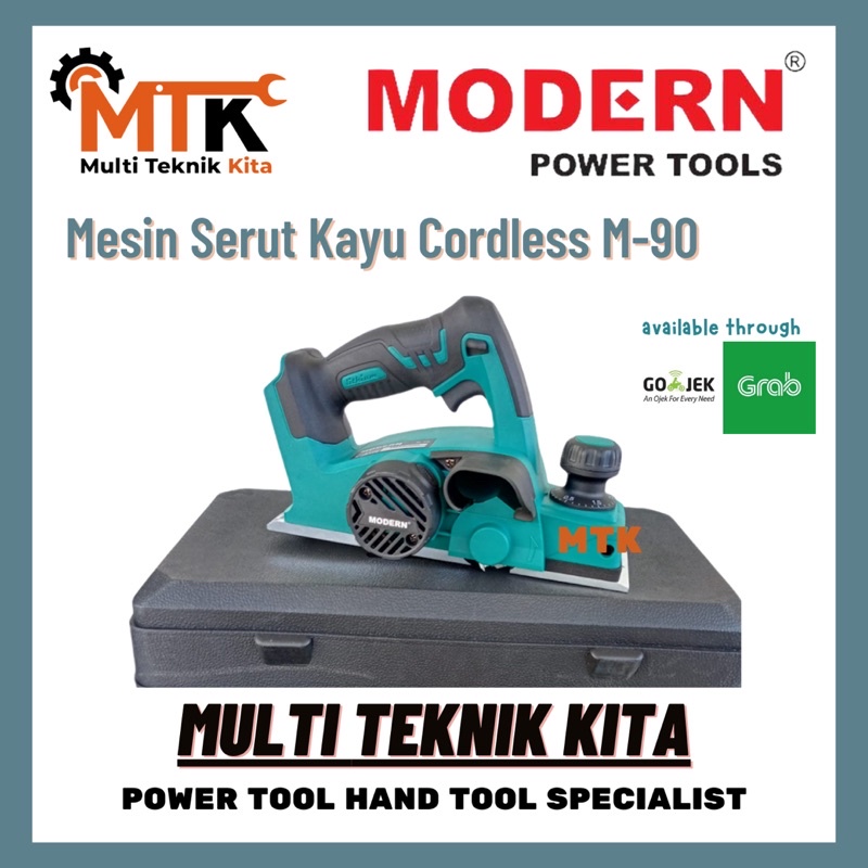 Mesin Ketam Mesin Serut Kayu Baterai M90 20V Cordless Planner Modern
