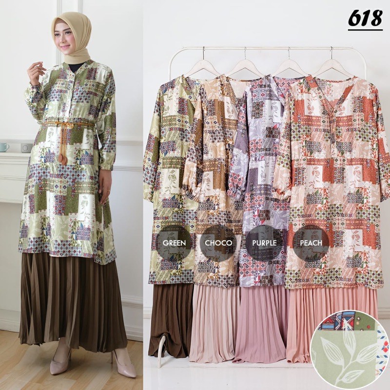 Gamis Kombinasi Etnik ORI BY FELIOR