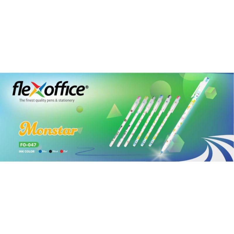 

Bolpoint Pulpen Flexoffice 047 Monstar 0,6mm