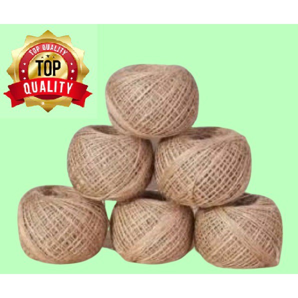 

Tali Rami Tali Goni Hiasan Box Kado Pita Rope Vintage 3 ply 50 Meter Untuk Hiasan/Dekorasi