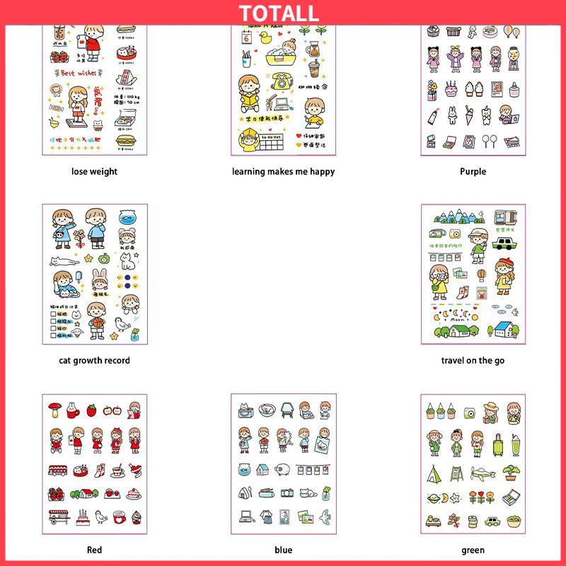 COD Stiker Motif Emoji Untuk Dekorasi Handphone / Diary DIY-Totall