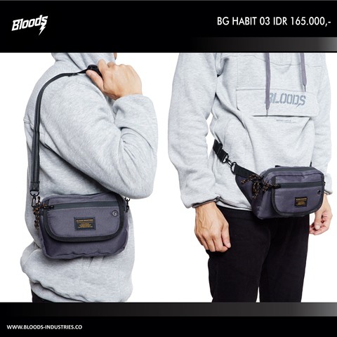 Tas Selempang / Sling Bag BG HABIT BLOODS Original