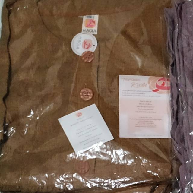 Hagia Sleepwear Terracota ( freebooked XL & XXL)